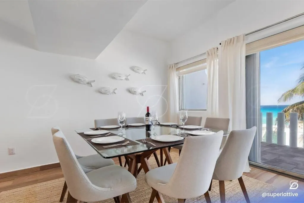 Deluxe Beachfront 4B Villa Κανκούν Διαμέρισμα
