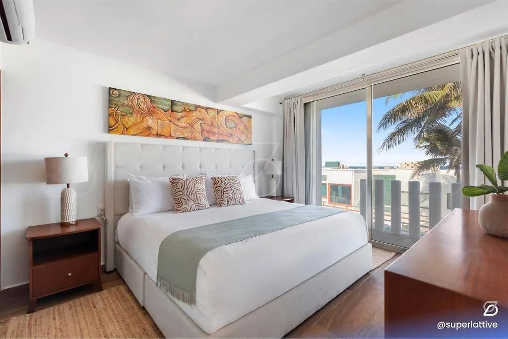 Deluxe Beachfront 4B Villa Κανκούν